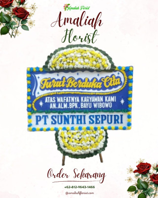 Papan Bunga Duka di Empanang