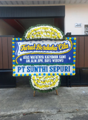 Papan Bunga Duka di Empanang