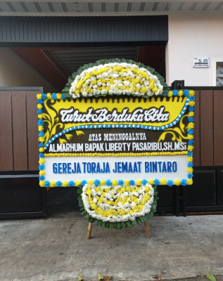 Papan Bunga Duka di Empanang